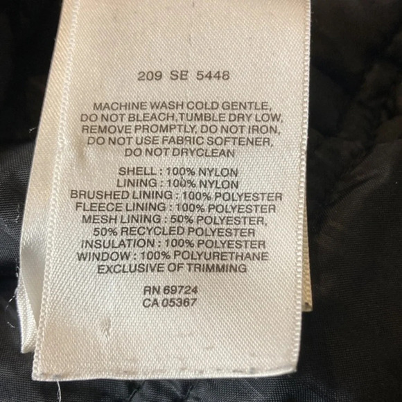 COLUMBIA Juniors Heavy Winter Fleece Lined Coat Size 14/16. Zipper pockets. - Picture 4 of 8